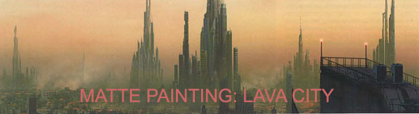 Matte painting:  