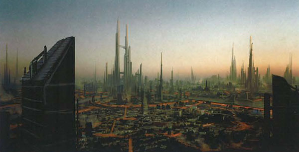 Matte painting:  