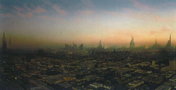 Matte painting:  