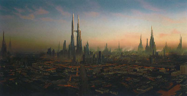 Matte painting:  