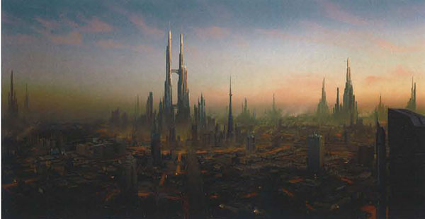 Matte painting:  