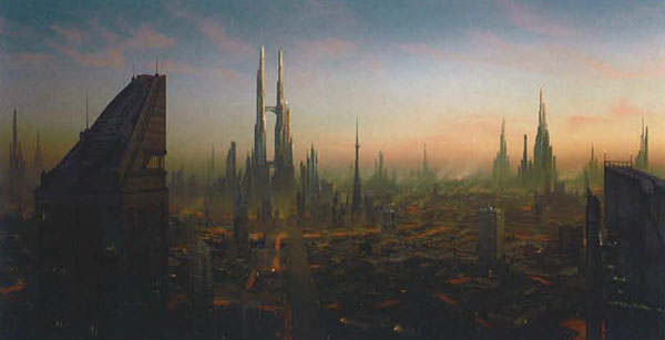 Matte painting:  