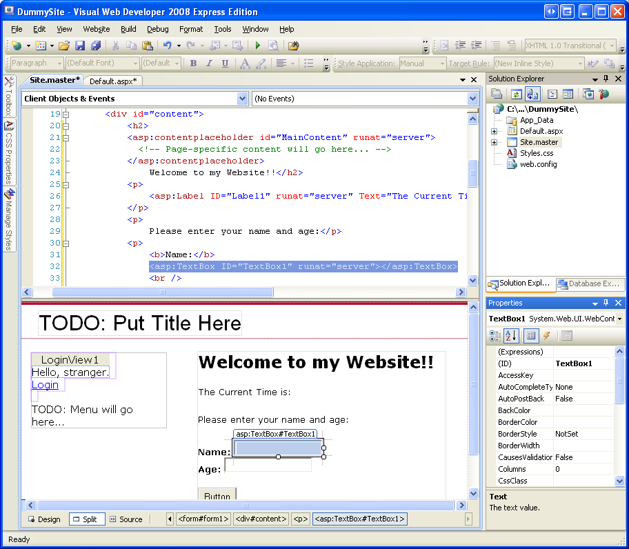  ASP.NET 3.5  Visual Studio 2008 - ASP.NET - Microsoft .NET - , ,  