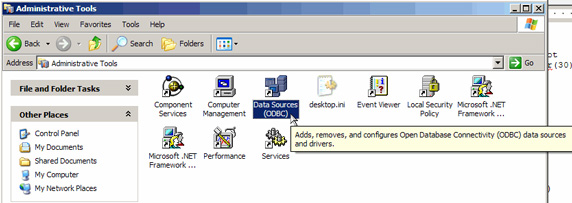  Data Sources (ODBC) (  (ODBC).