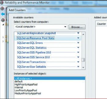   SQLServer:Resource Pool Stats