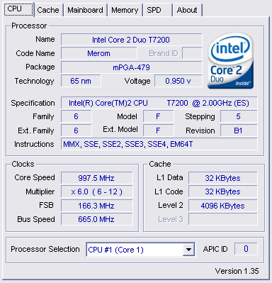 cpuz cpu