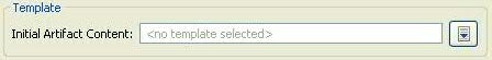  Initial Artifact Content,  Template