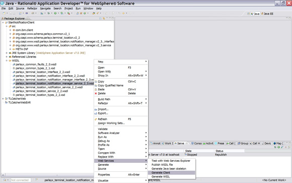   Terminal Location Notification Manager