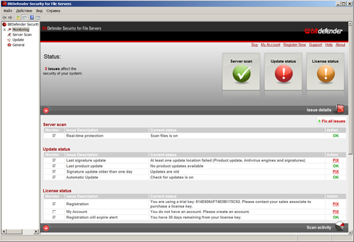  BitDefender Security for File Servers 3.5