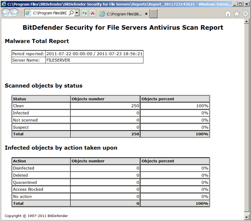  BitDefender Security for File Servers 3.5