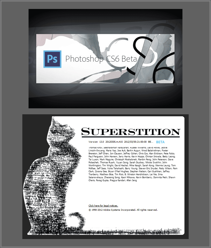  Photoshop CS6 Beta