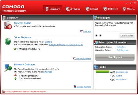  Comodo Personal Firewall