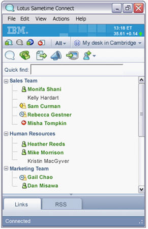  Lotus Sametime Connect