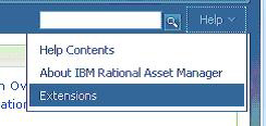  2.  Help Web- Rational Asset Manager 