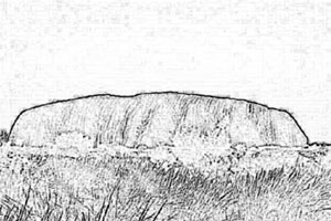 Uluru      charcoal