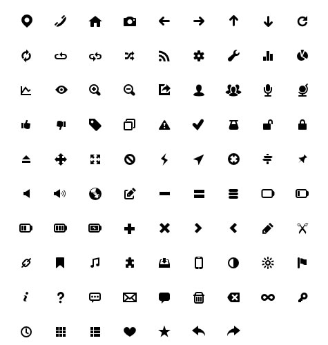 10 Super Useful Free Icon Font Sets