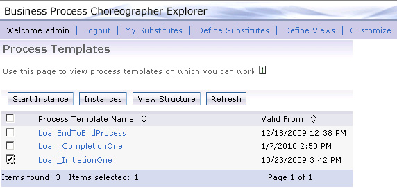 Process templates