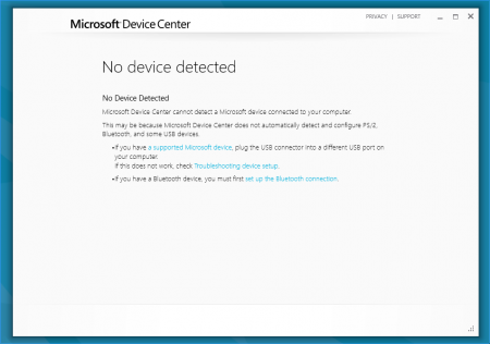 Microsoft  Beta- Windows 8 Device Center