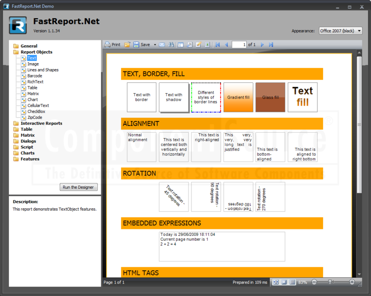    FastReport.Net. Demo