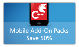  50%  Mobile Add-On Pack  Delphi XE5 Professional  C++Builder XE5 Professional