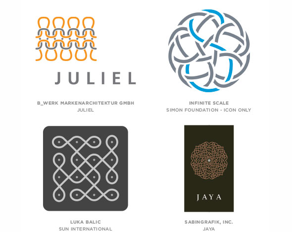 latest logo design trends - Knit