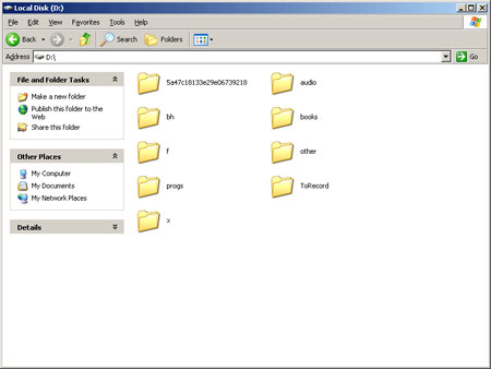 Windows Explorer  XP