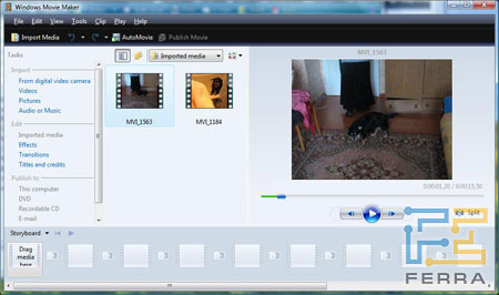 Windows Movie Maker  Windows Vista