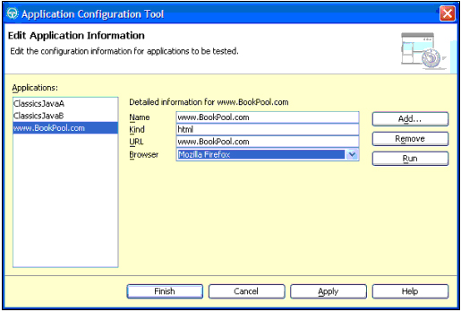  7.  Edit Application Information